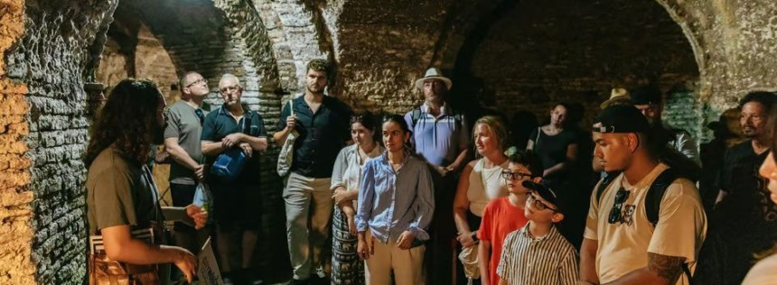 Catacombs Cave tour Rome, Italy